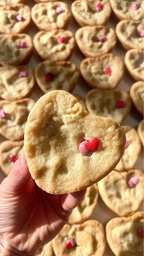 Cookie coeur à offrir pour la saint Valentin aux saveurs de l'amour